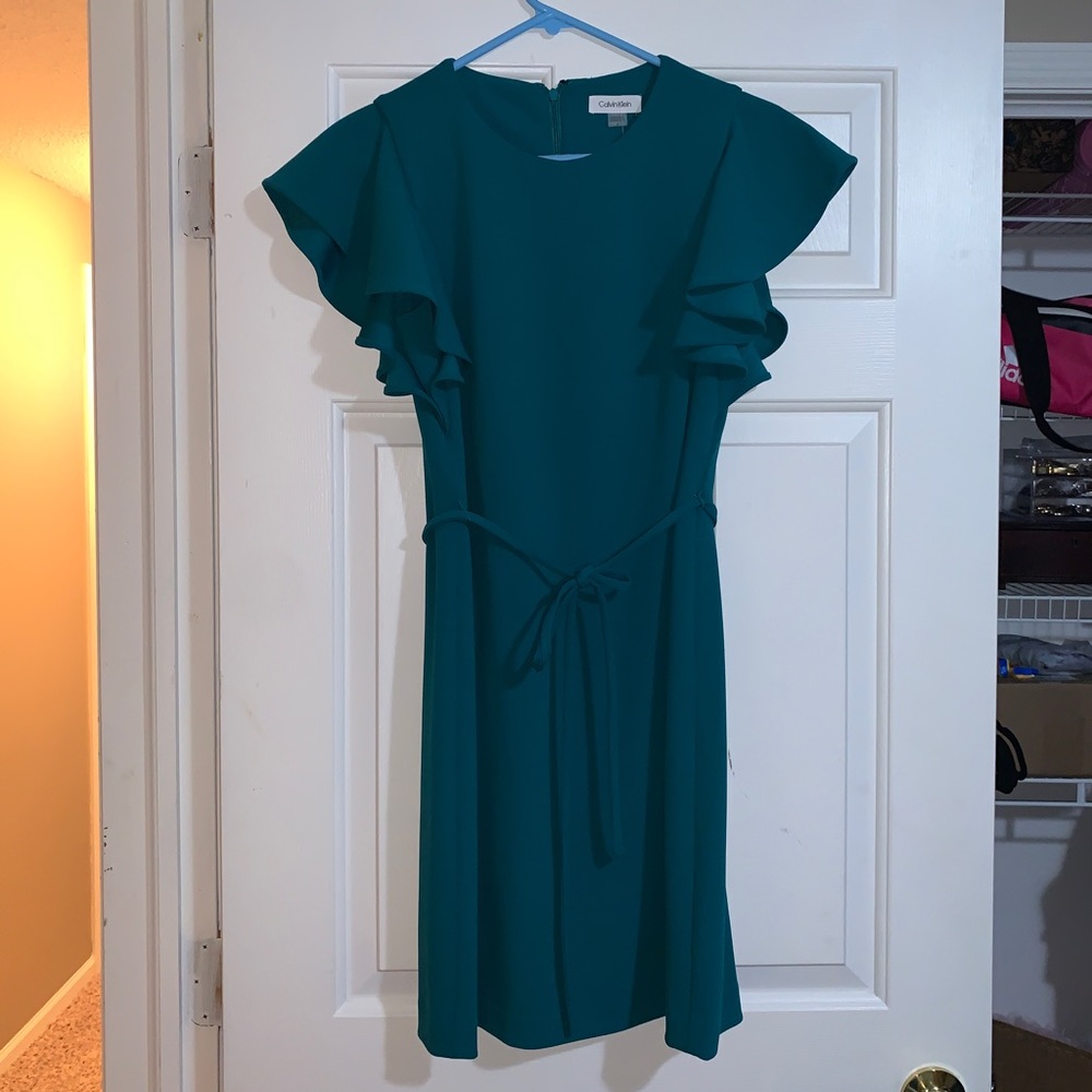 Teal Calvin Klein Dress - Size 8